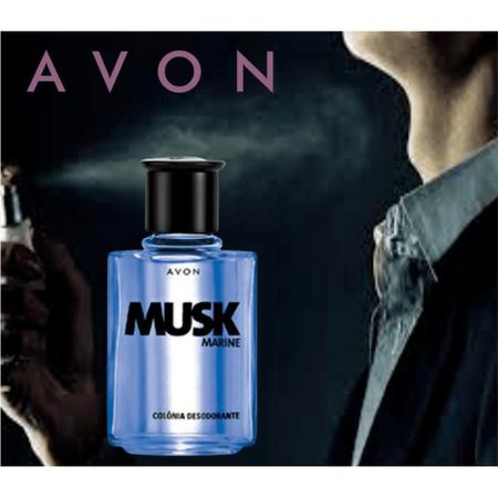 Imagem de Musk Marine Avon Body Splash 90ml Masculino Amadeirado