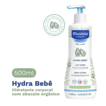 Imagem de Mustela Hydra Bebê Hidratante Corporal Abacate Orgânico 500mL