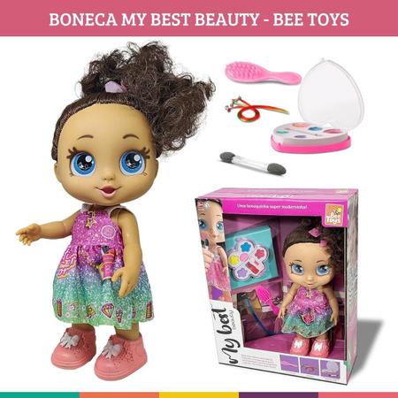 Boneca My Best Beauty, Bee Toys, com Maquiagem : .com.br