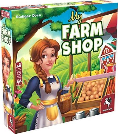 Imagem de My Farm Shop - Jogo de Pegasus Spiele 2-4 Jogadores  Jogos para Família  30-45 minutos de jogabilidade  Jogos para a noite de jogos em família  Jogos para crianças e adultos com mais de 8 anos  Versão em Português