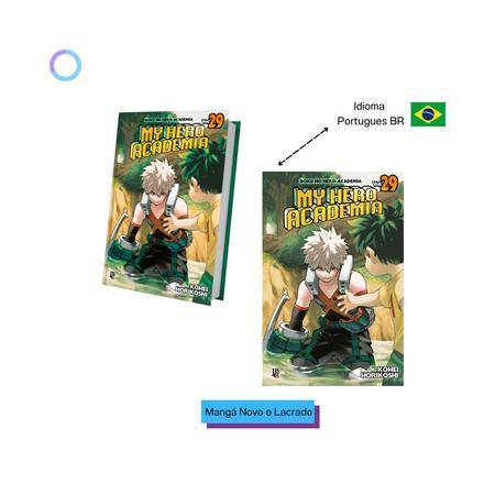 Mangá My Hero Academia Boku No Hero Coleção 1 Ao 5 Lacrado