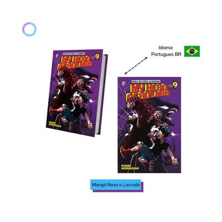 My Hero Academia Boku no Hero Mangá Volume 9 - Livro em Português