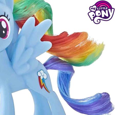 My Little Pony Rainbow Dash - Figura de Pônei Azul de 15 cm com