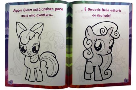 My little pony - livro para colorir ( inclui aquarela ) - Outros