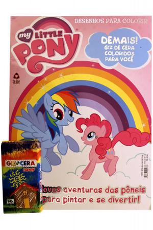 Livro P/ Colorir My Little Pony - Colorir Em 68pgs