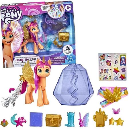 My Little Pony Nova Geração Aventuras do Cristal Pônei 7,5 Cm + 20 Itens -  Hasbro - Bonecos - Magazine Luiza