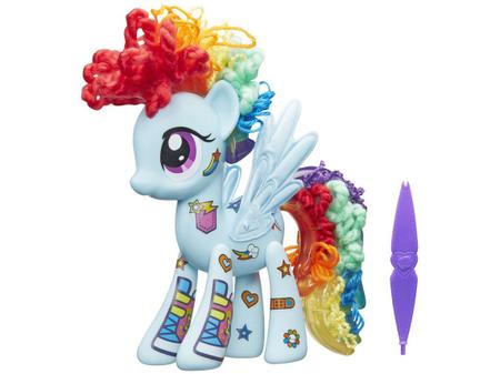 My Little Pony Rainbow Dash - Figura de Pônei Azul de 15 cm com