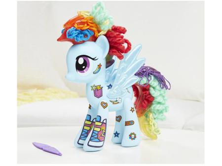 My Little Pony Rainbow Dash - Figura de Pônei Azul de 15 cm com