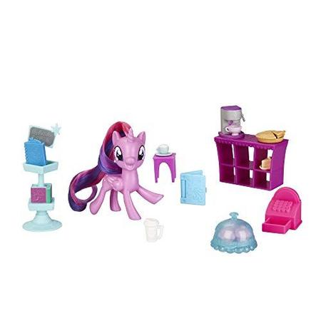 Imagem de My Little Pony Toy On-The-Go Twilight Sparkle -14 acessórios e caixa de armazenamento, crianças de 3 anos de idade e up