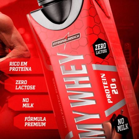 My Whey Protein Bebida Integralmédica Zero Lactose 6X250Ml - Integralmedica Imagem de My Whey Protein Bebida Integralmédica Zero Lactose 6X250Ml