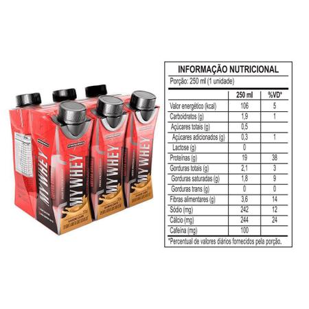 My Whey Rtd 250Ml 6Unid. - Integralmedica - Café Imagem de My Whey Rtd 250Ml 6Unid. - Integralmedica - Café