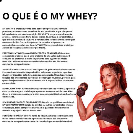My Whey Shake Pronto 250ml 6 Unidades Integralmedica Imagem de My Whey Shake Pronto 250ml 6 Unidades Integralmedica