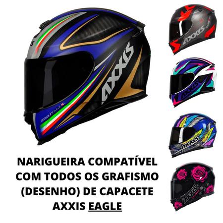 Imagem de Narigueira Esportiva Capacete Axxis Eagle Maior Grande