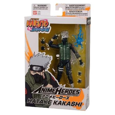 Imagem de Naruto Boneco Bandai Kakashi Hatake F00513 Fun