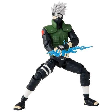 Imagem de Naruto Boneco Bandai Kakashi Hatake F00513 Fun