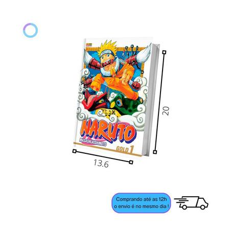 Manga Naruto Gold - Coleção Vol. 1 Ao 20 / Box Portugues