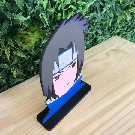 DISPLAY EM MDF PEQUENO SASUKE UCHIHA