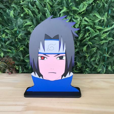 DISPLAY EM MDF PEQUENO SASUKE UCHIHA