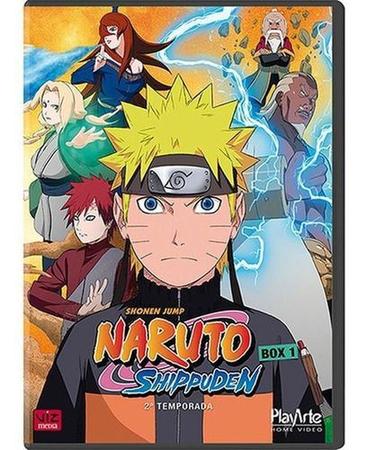 DVDs Naruto Shippuuden Box 1 - Episódios 1 ao 52 Dublados