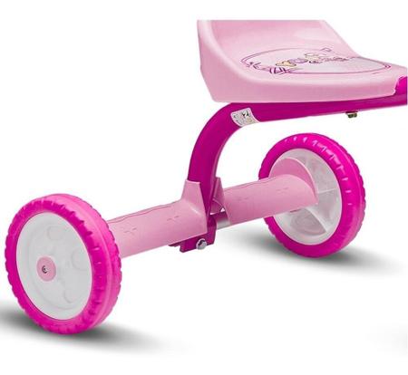 Imagem de Nathor Triciclo You 3 Girl Infantil Velotrol em Aluminio Motoca Menina Rosa