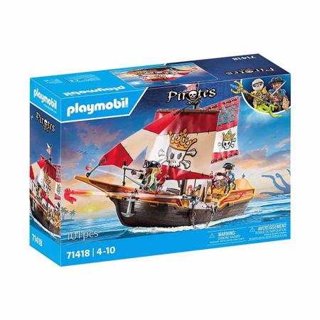 Imagem de Navio Pirata - Playmobil Pirates 71418