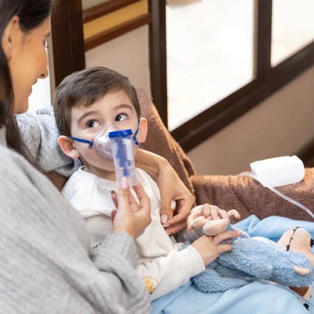 Imagem de Nebulizador de Ar Comprimido Adulto e Infantil Dellamed