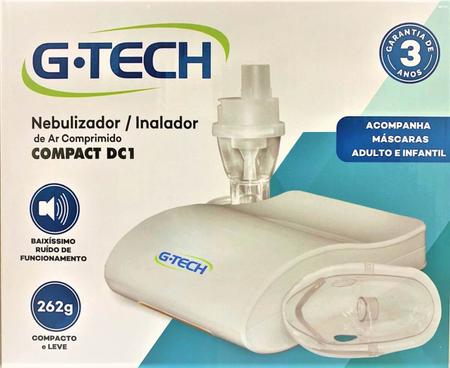 Imagem de Nebulizador e Inalador Compressor Portátil Bivolt DC1 G-Tech