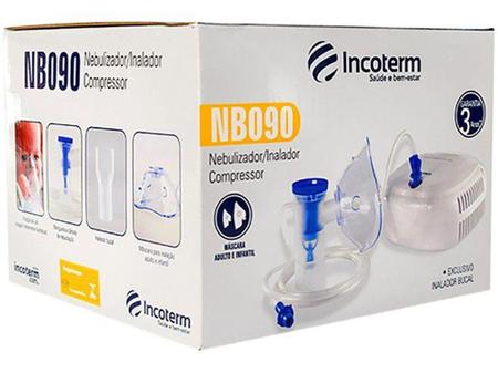 Imagem de Nebulizador/Inalador Portátil Ar Comprimido - Silencioso Incoterm NB090