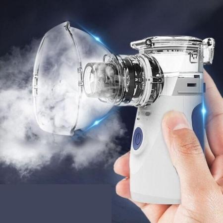 Imagem de Nebulizador Inalador Ultrassonico Portátil Bivolt Cor Branco