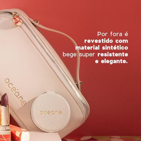 Imagem de Nécessaire Bege Océane Capri Cosmetic Bag