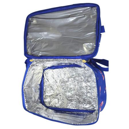 Imagem de Necessaire Feminina Bolsa Térmica Azul CBRN05833