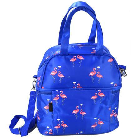 Imagem de Necessaire Feminina Bolsa Térmica Azul CBRN05833