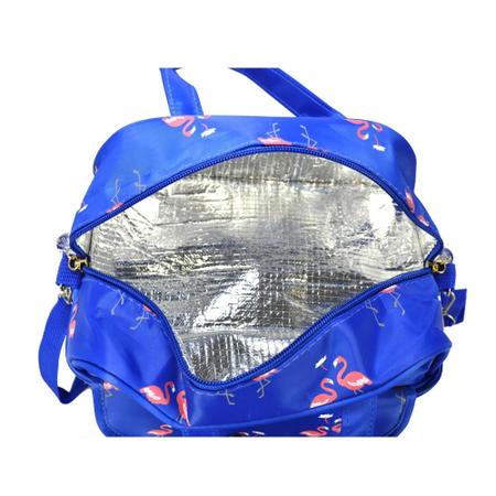 Imagem de Necessaire Feminina Bolsa Térmica Azul CBRN05833