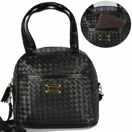 Imagem de Nécessaire Feminina Bolsa Térmica Luxo Preto CBRN07936