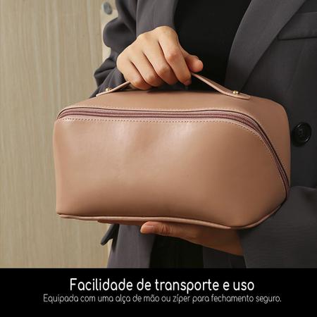 Imagem de Necessaire Viagem Feminina Portatil Grande Organizador Alça