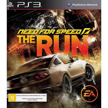 Need For Speed The Run - Ps3 - EA - Jogos de Corrida e Voo - Magazine Luiza