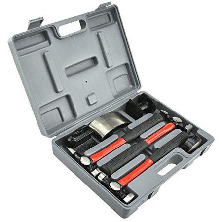 Imagem de NEIKO 20709A Auto Body Fender Repair Hammer e Dolly Set  7 peças  Kit de ferramentas de reparo de carro para amassados