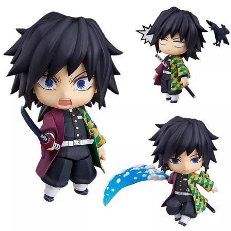 Nendoroid Action Figure Giyu Tomioka Demon Slayer 10 Cm Boneco