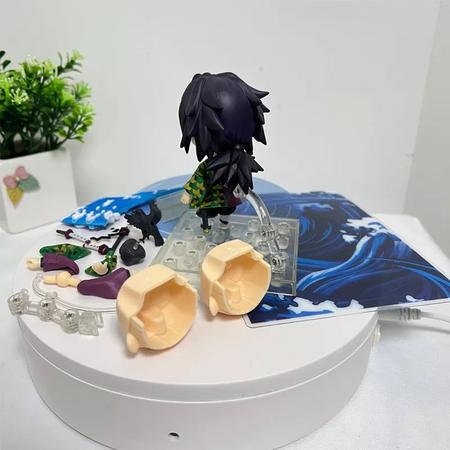 Nendoroid Action Figure Giyu Tomioka Demon Slayer 10 Cm Boneco