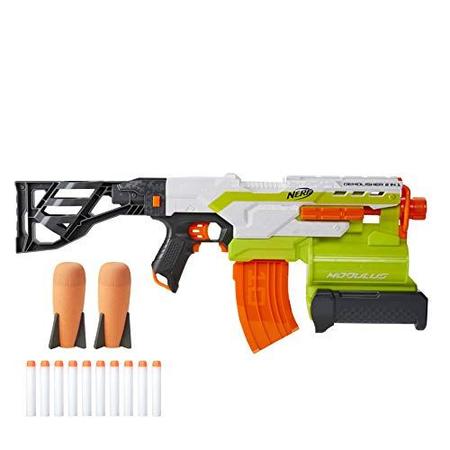 Imagem de Nerf Demolisher 2 em 1 com Motor, Inclui 10 Dardos e 2 Foguetes (Exclusivo Amazon)