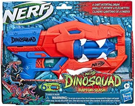 Lançador Nerf Dinossauro Squads Raptor Slash Pistola Lança Dardos - Hasbro  - Lançadores de Dardos - Magazine Luiza