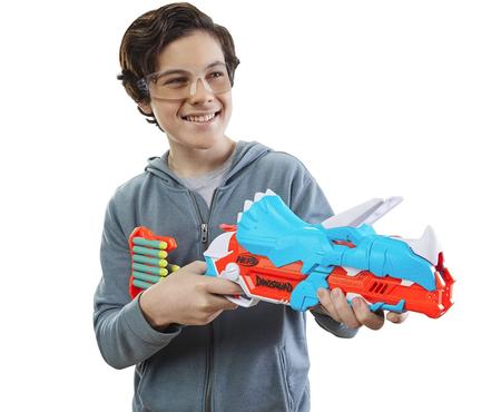 Nerf Dinosquad Dinossauro Dino Tricera-blast Com 12 Dardos - Hasbro -  Lançadores de Dardos - Magazine Luiza