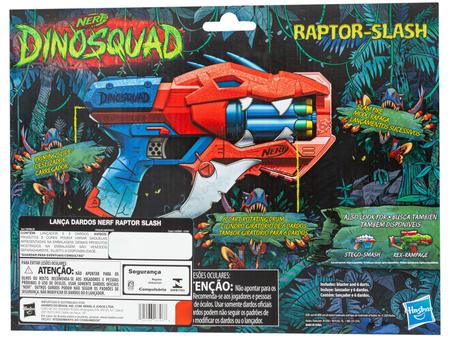 Lançador Nerf Dinossauro Squads Raptor Slash Pistola Lança Dardos, Magalu  Empresas