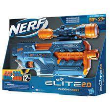 Lança Dardos Nerf Elite 2.0 Phoenix CS-6 Hasbro 8 + E9962 em