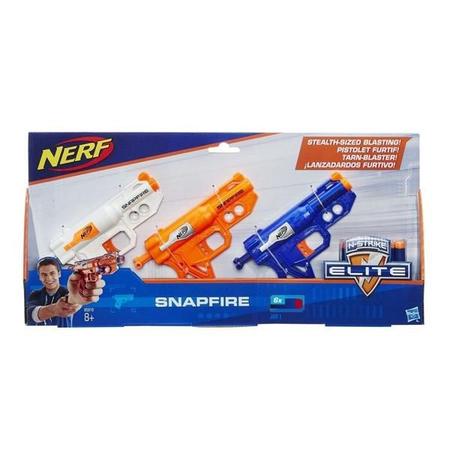 Kit Lanca Dardo Nerf Elite Snapfire Pack C/03 em Promoção na