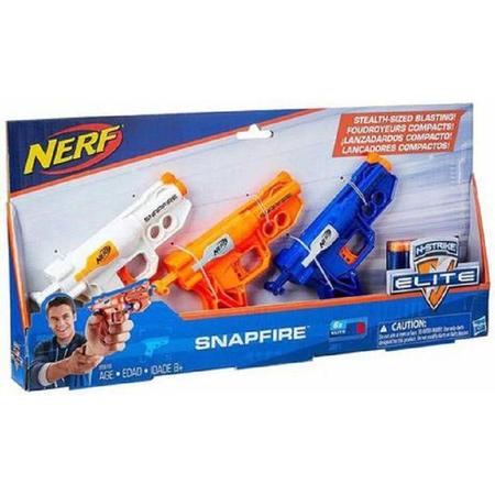 Lançador Dardo Nerf Elite Snapfire 3 Pack - Hasbro B5818 na