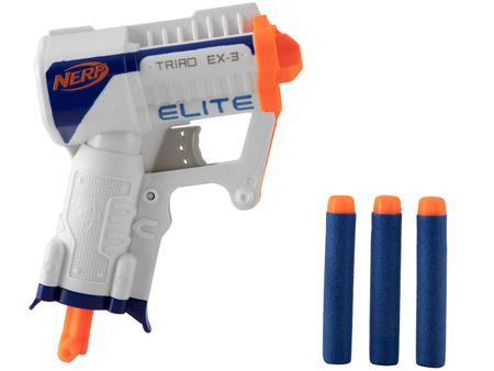 NERF Lança Dardo Elite Triada Branca