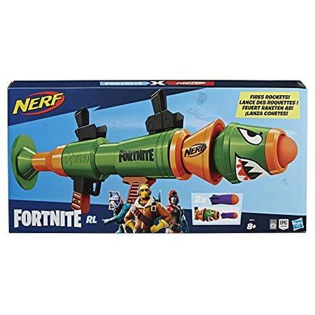 Imagem de Nerf Fortnite RL Blaster - Fires Espuma Rockets - Inclui 2 Foguetes Oficiais Nerf Fortnite - para Jovens, Adolescentes, Adultos