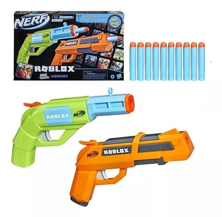 Nerf Roblox Jailbreak: Armory Kit com 2 Lançadores - Hasbro F2483