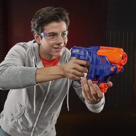 Lançador Dardos Nerf Brinquedo Shellstrike ds-6 Elite E6171 em